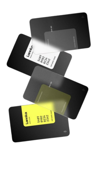 Tarjetas de visita trasparente