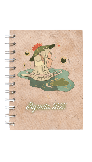 Agenda papel reciclado