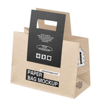 Bolsa papel kraft merch