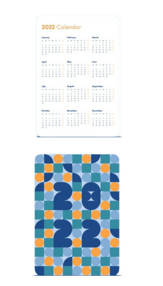calendario de bolsillo