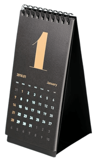 calendario de mesa